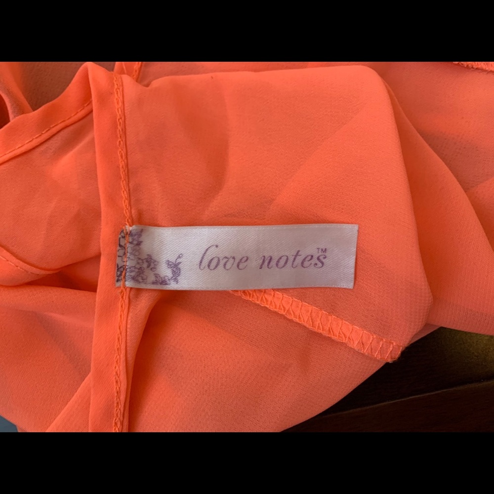 Sheer orange tank - Picture 6 of 6